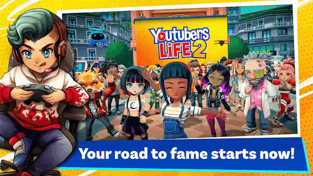دانلود Youtubers Life 2 – شبیه ساز “زندگی یوتیوبر 2“ اندروید + مود