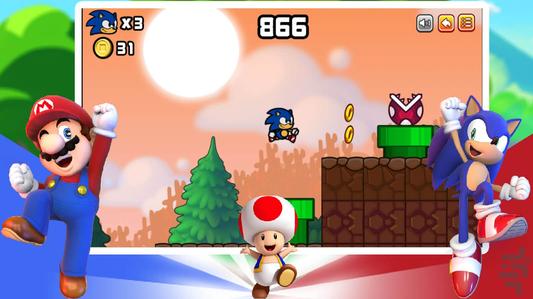 دانلود Sonic v Mario – بازی “سونیک و ماریو“ اندروید + مود