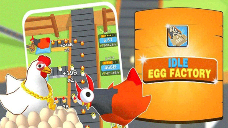 دانلود Idle Egg Factory – بازی مدیریت “کارخانه تخم مرغ“ اندروید + مود