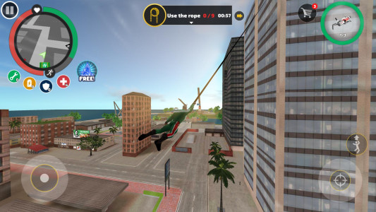 دانلود Rope Hero: Vice Town – بازی “ابر قهرمان شهر“ اندروید + مود